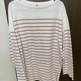 ユニクロ(UNIQLO)のボーダーTシャツ(Tシャツ/カットソー(七分/長袖))