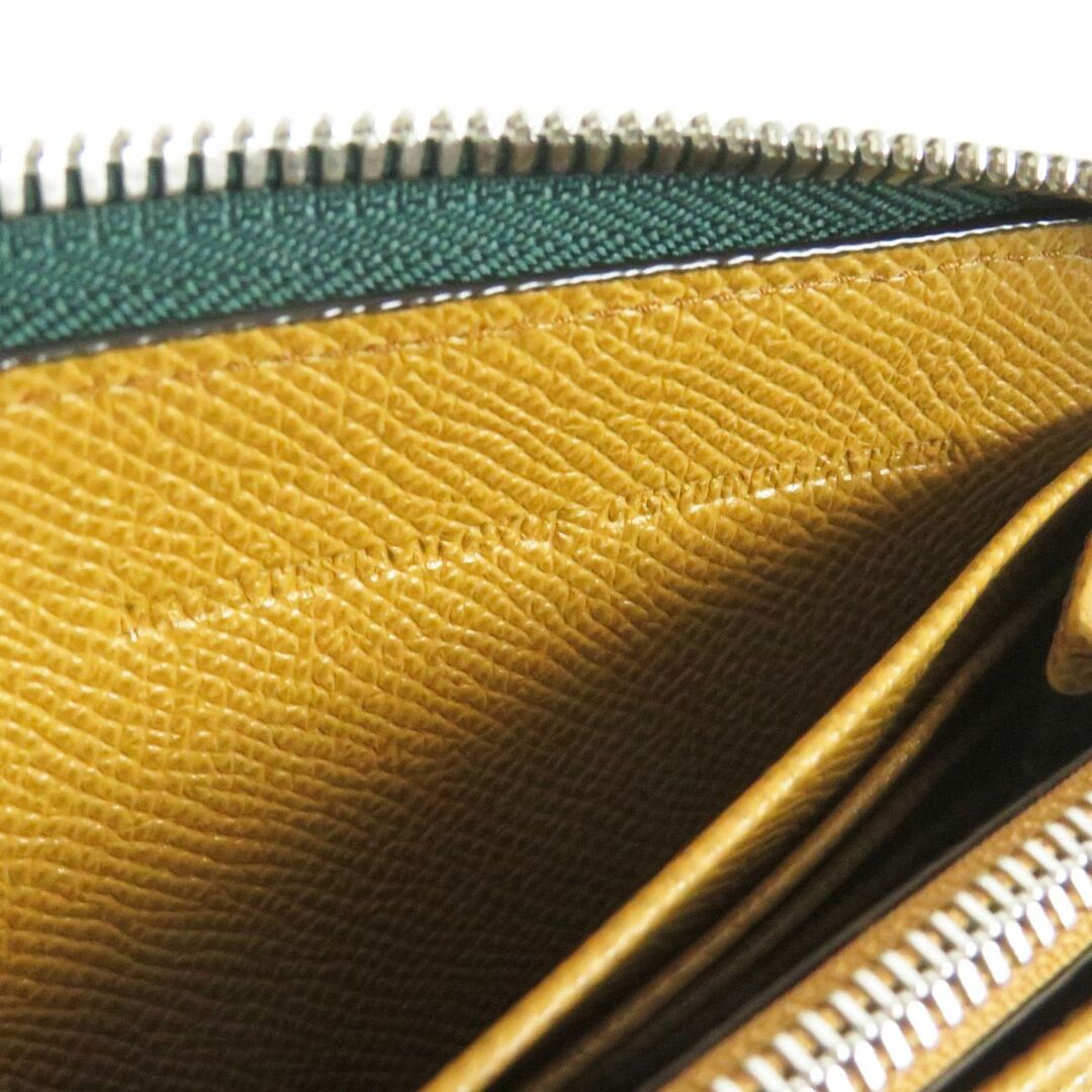 極美品□BALLY/バリー エンブレムロゴパッチ ラウンドファスナー