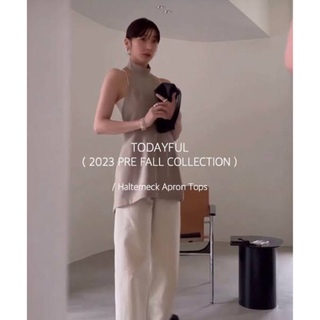 TODAYFUL - 完売品/未使用 halterneck apron topsの通販 by shop TODAYFUL - 完売品/未使用 halterneck apron topsの通販 by shop