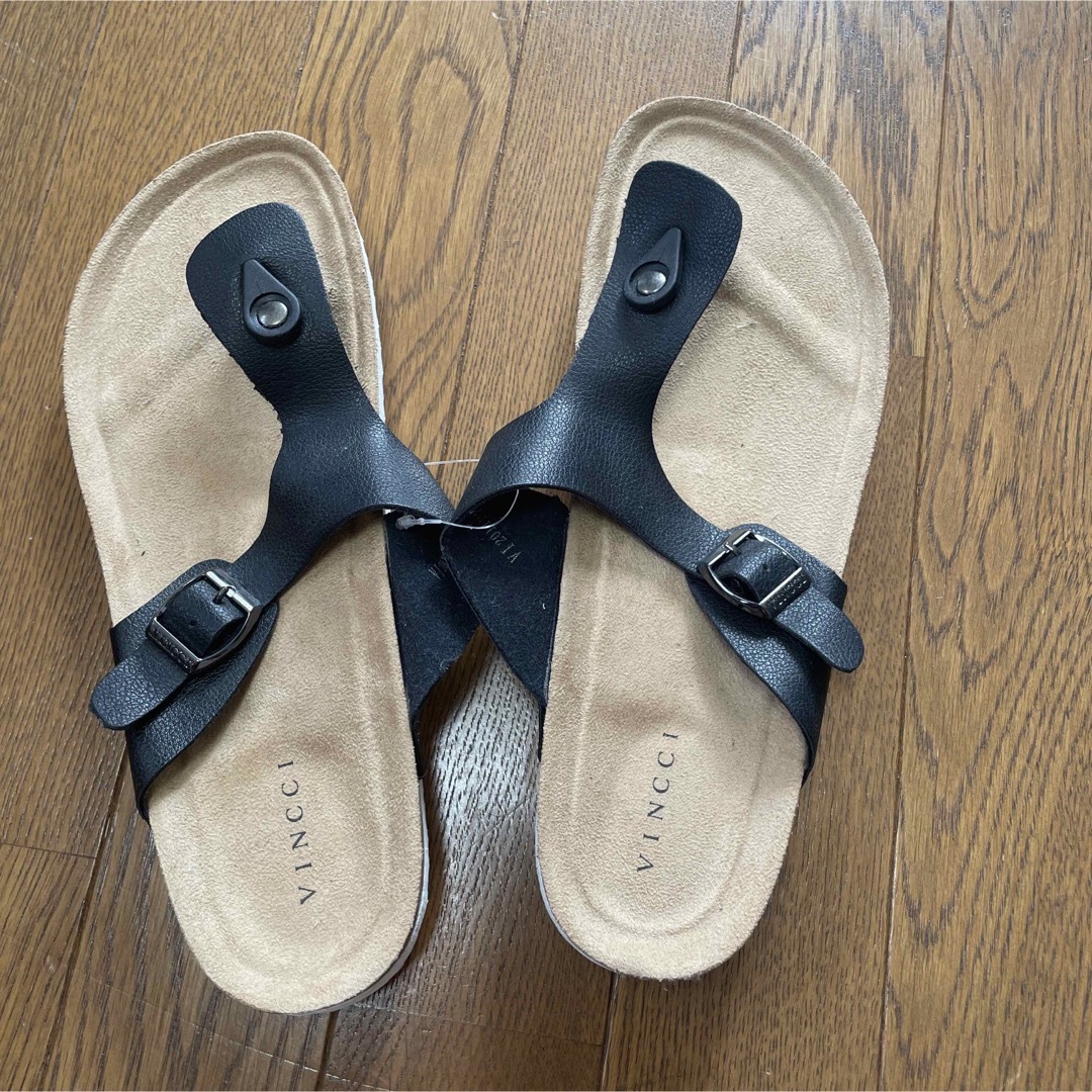 値下【新品】Vincci 日本未入荷 Birkenstock風 フラットサンダル レディースの靴/シューズ(サンダル)の商品写真