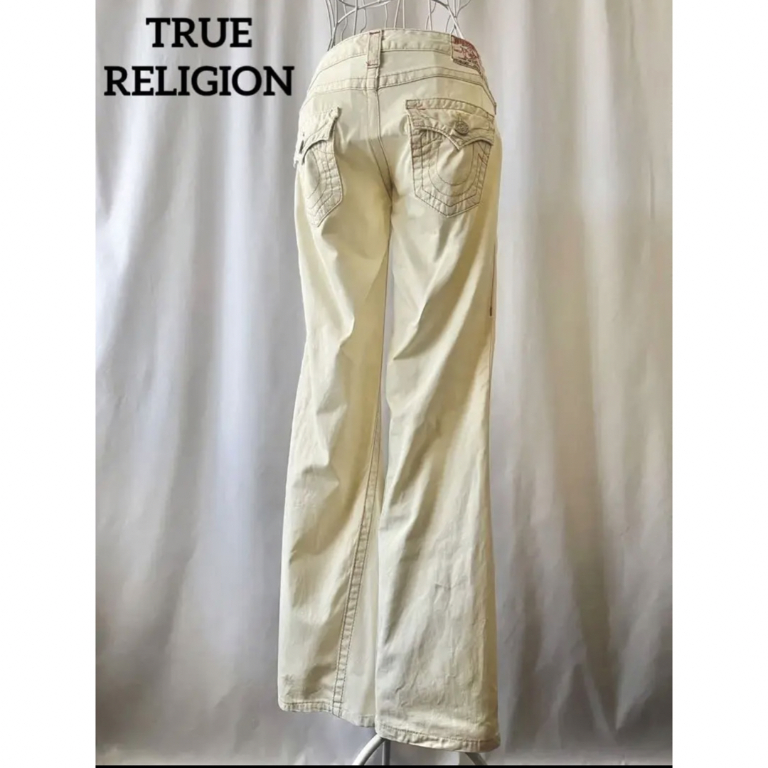 00's TRUE RELIGION ローライズ ベルボトム フレアパンツ