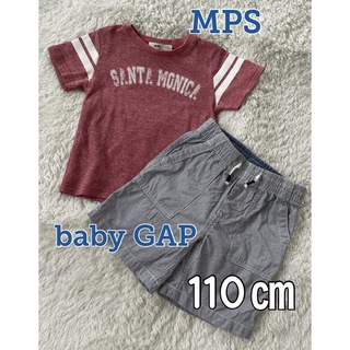 ベビーギャップ(babyGAP)のベビーギャップ ショートパンツ ライトオン MPS 半袖Tシャツ 110㎝(パンツ/スパッツ)