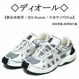 【新品】◇ディオール◇ B24 Runtek / ホワイト×グレー スニーカー