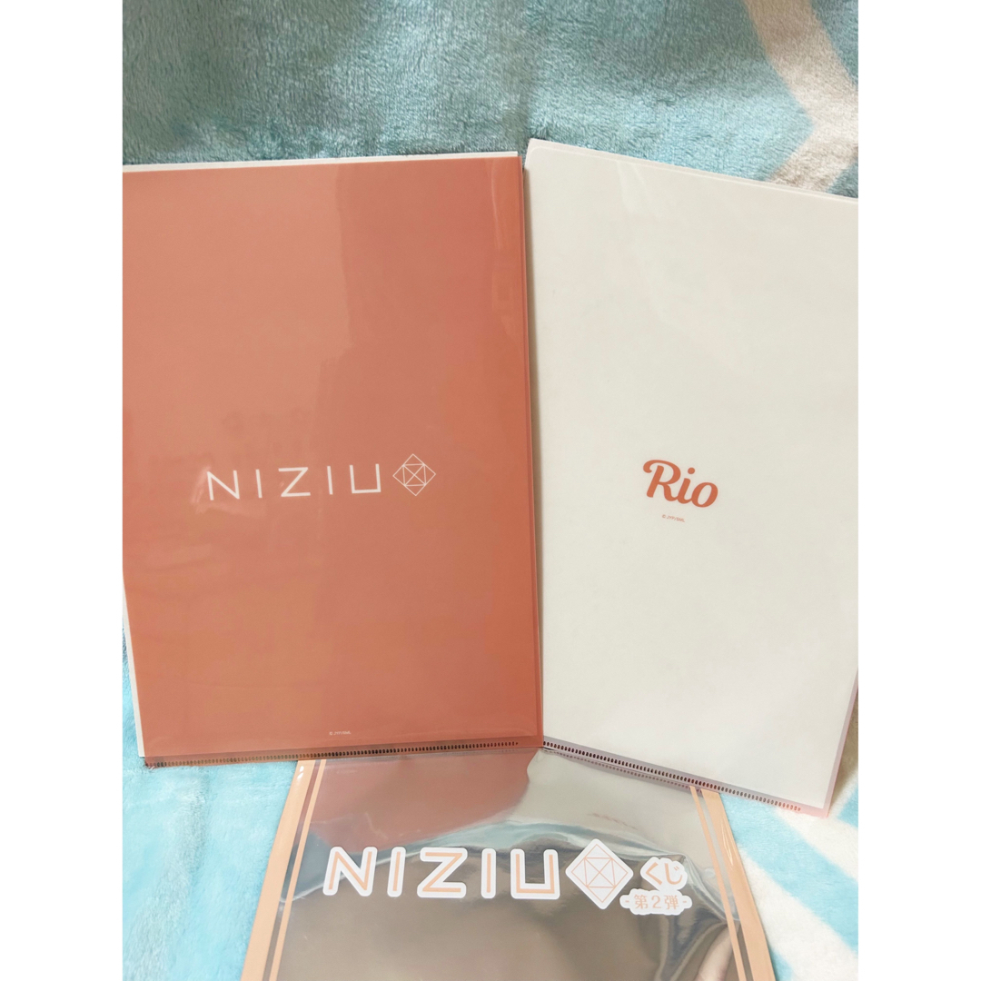 NiziU 1番くじ A4クリアファイル2枚セット【RIO】 エンタメ/ホビーのタレントグッズ(アイドルグッズ)の商品写真