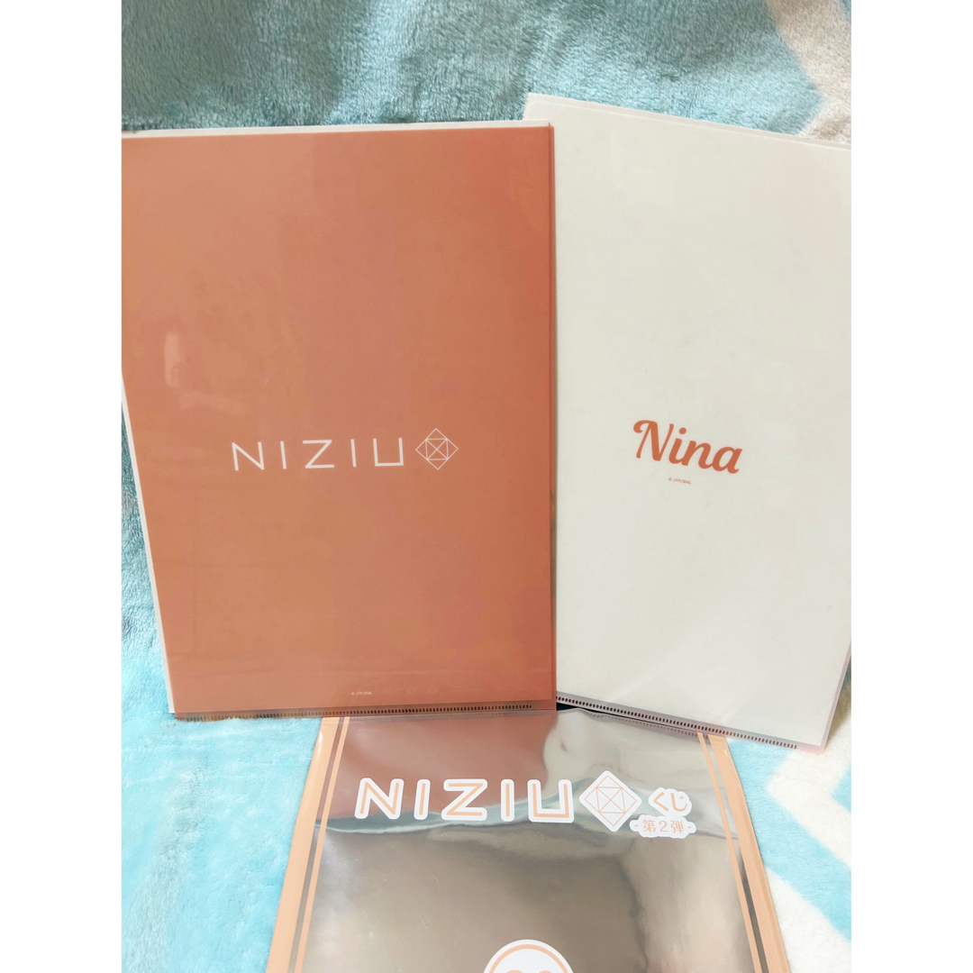 NiziU 1番くじ A4クリアファイル2枚セット 【NINA】 エンタメ/ホビーのタレントグッズ(アイドルグッズ)の商品写真