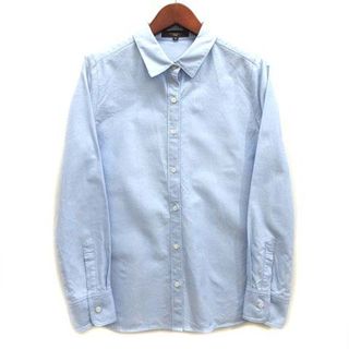 デミルクスビームス(Demi-Luxe BEAMS)のデミルクス ビームス オックスフォード シャツ ブラウス 長袖 サックス 38(シャツ/ブラウス(長袖/七分))