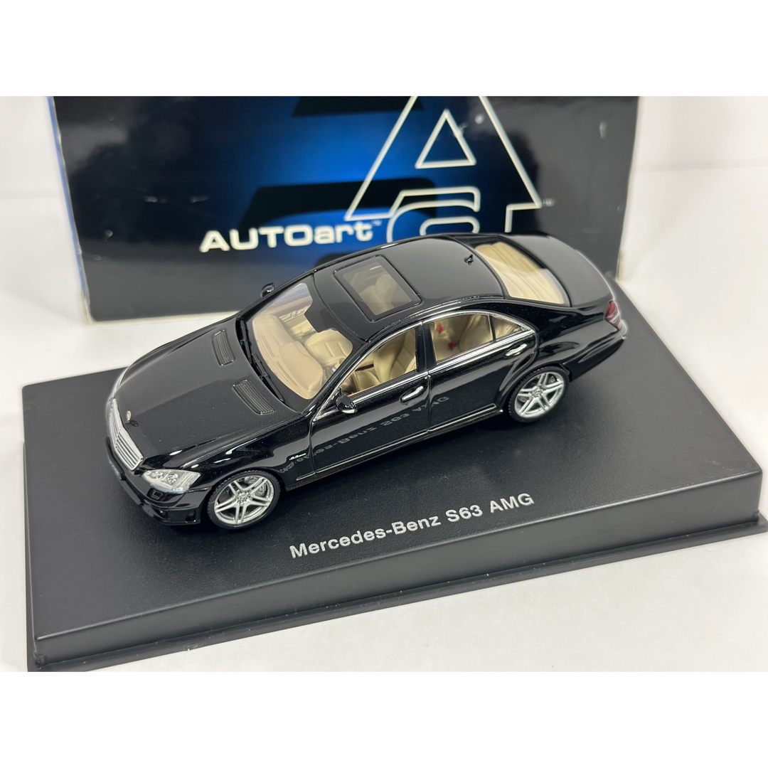 品 1/43 メルセデスベンツ AMG W221 S63 前期 ブラック