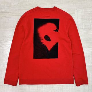 Raf Simons プリント クルーネックスウェット