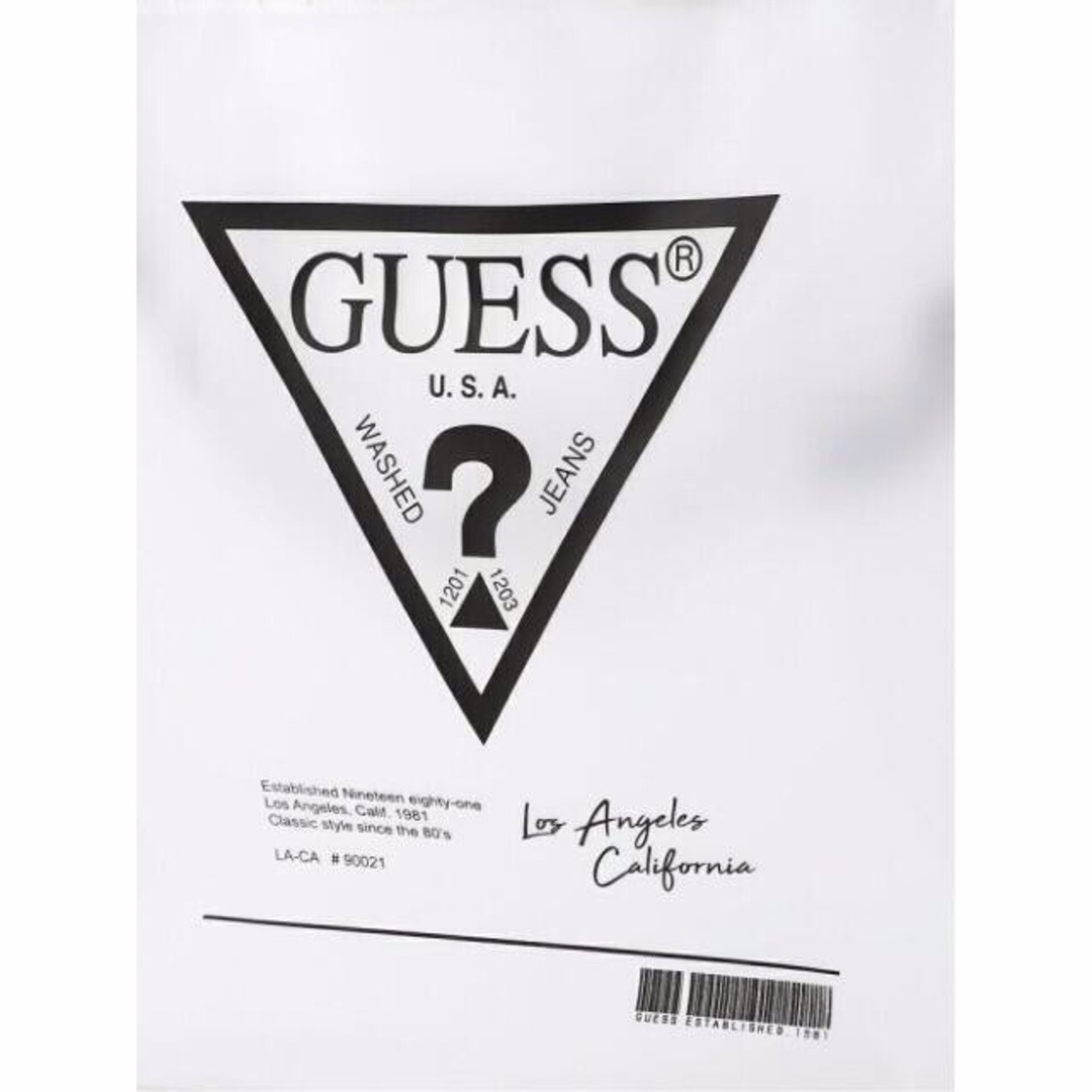 新品！GUESS（ゲス）★ 2WAY 　クリアトートバッグ　オレンジ