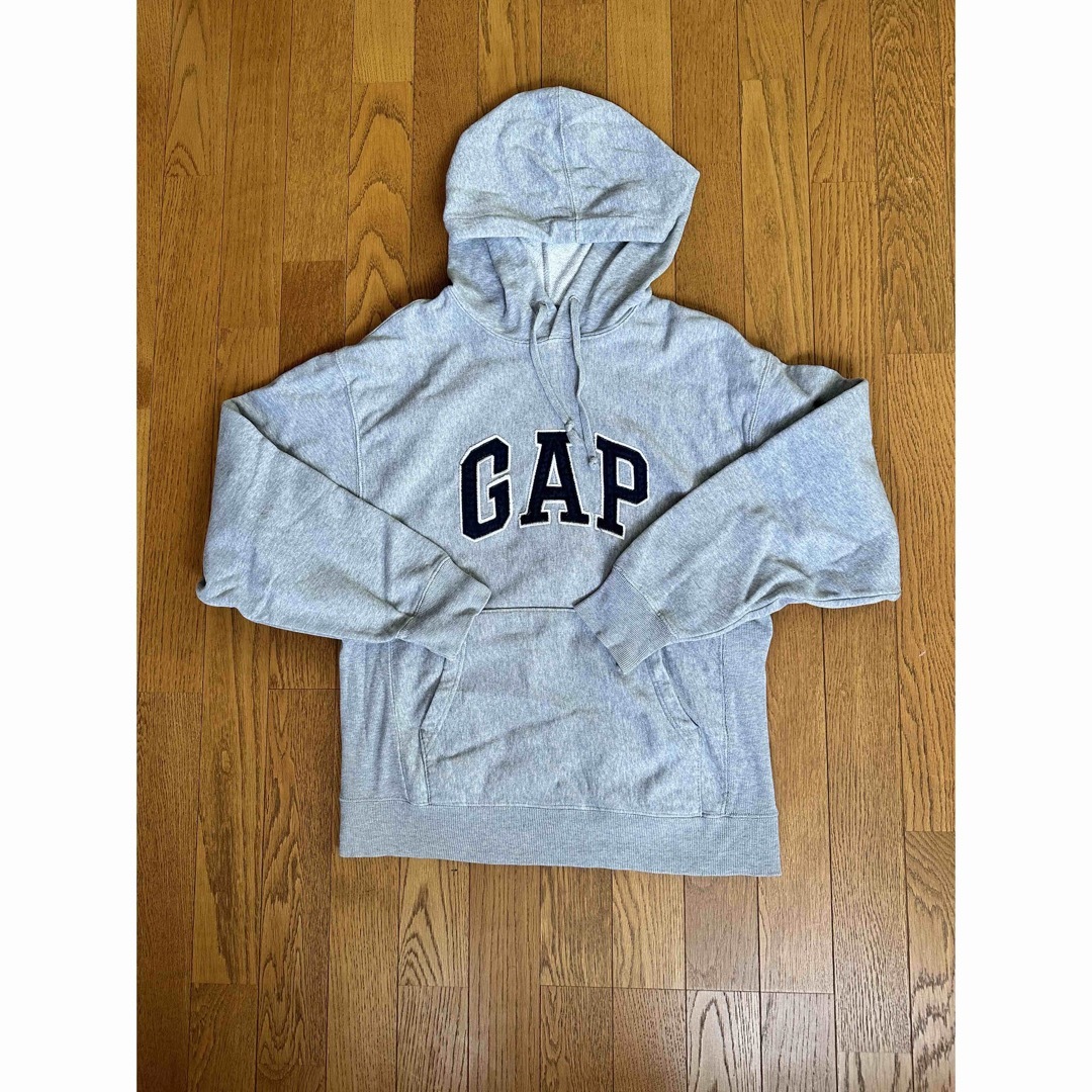GAP - GAP ギャップ パーカー XXS ロゴ フーディ グレーの通販 by