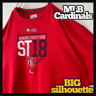 マジェスティック(Majestic)のMLB カージナルス Tシャツ オーバーサイズ 半袖 ベースボール USA古着(Tシャツ/カットソー(半袖/袖なし))