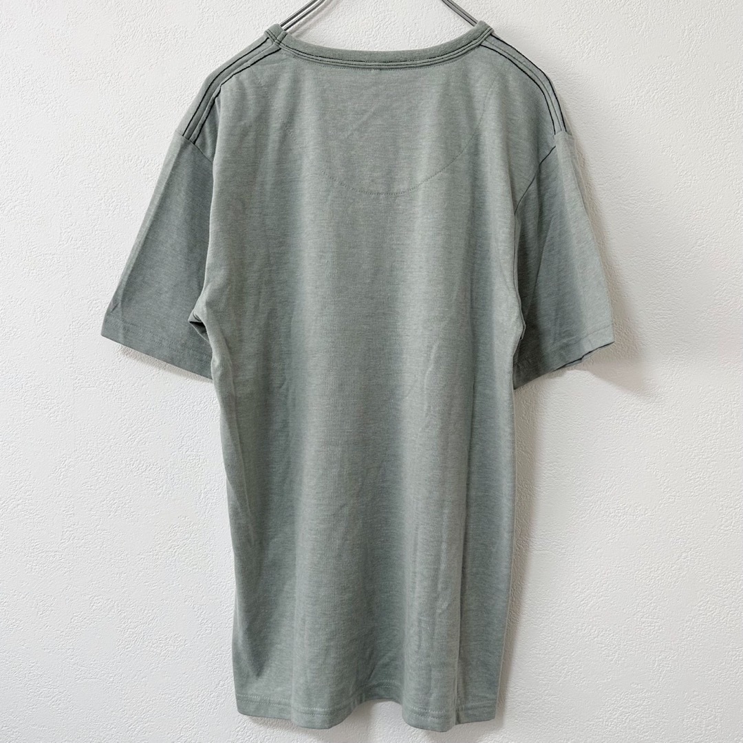 Authentic Garments★Tシャツ★半袖★グレーグリーン系★新品★M メンズのトップス(Tシャツ/カットソー(半袖/袖なし))の商品写真