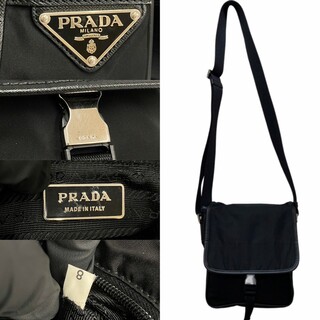 PRADA - 極 美品 希少品 PRADA プラダ 三角ロゴ 金具 ナイロン 