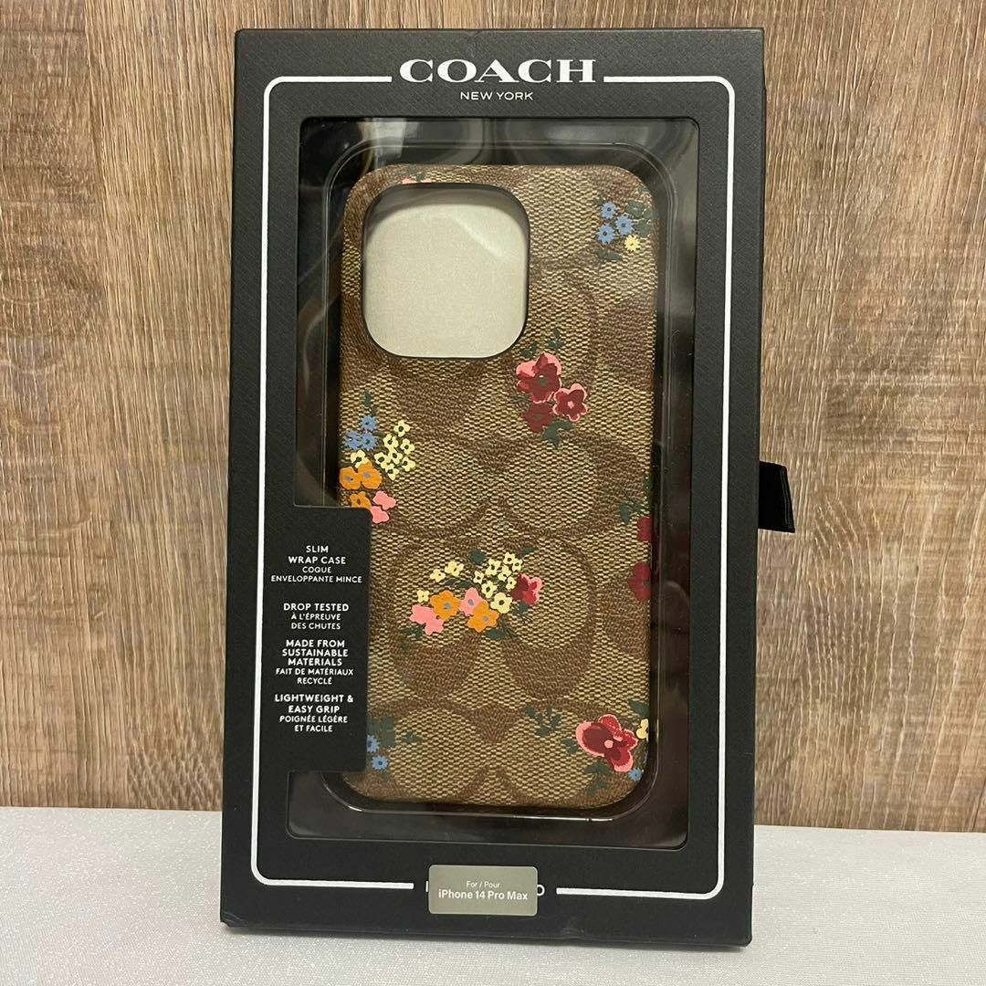 【新品】COACH コーチ iPhone13proケース クリア スケルトン