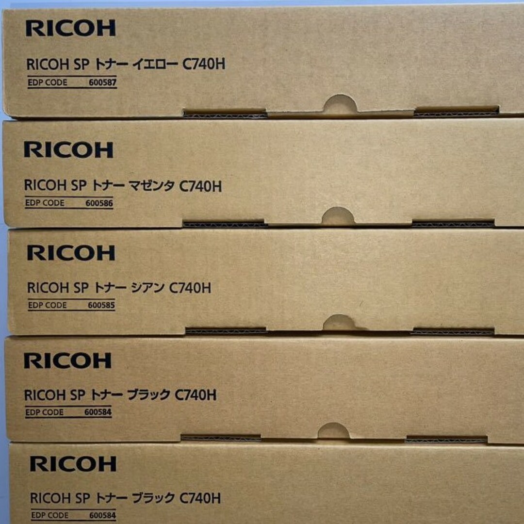 RICOH純正SPトナー C740H 4色セット 公式売上 インテリア/住まい