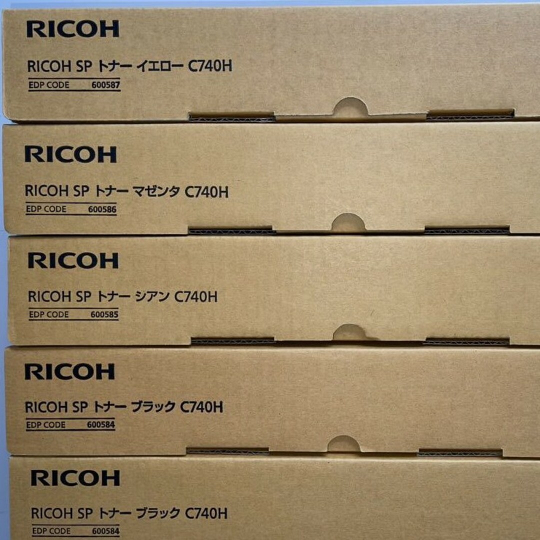 RICOH純正SPトナー C740H 4色セット 公式売上 インテリア/住まい/日用品