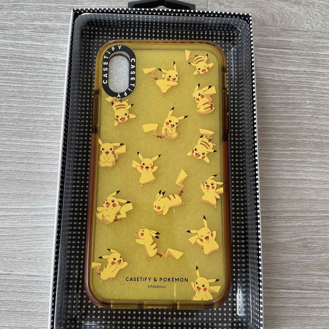 CASETiFY ポケモン　ピカチュウ　限定品　iPhone X/Xs スマホ/家電/カメラのスマホアクセサリー(iPhoneケース)の商品写真