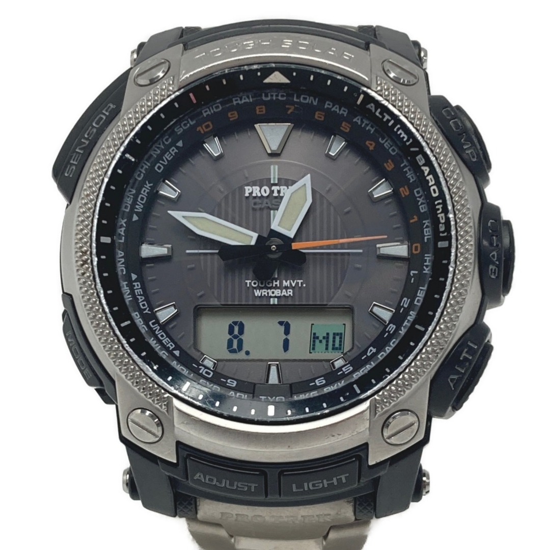 CASIO(カシオ)の☆☆CASIO カシオ PRO TREK プロトレック デジアナ PRW-5050T-7JF 電波ソーラー メンズ 腕時計 メンズの時計(腕時計(アナログ))の商品写真