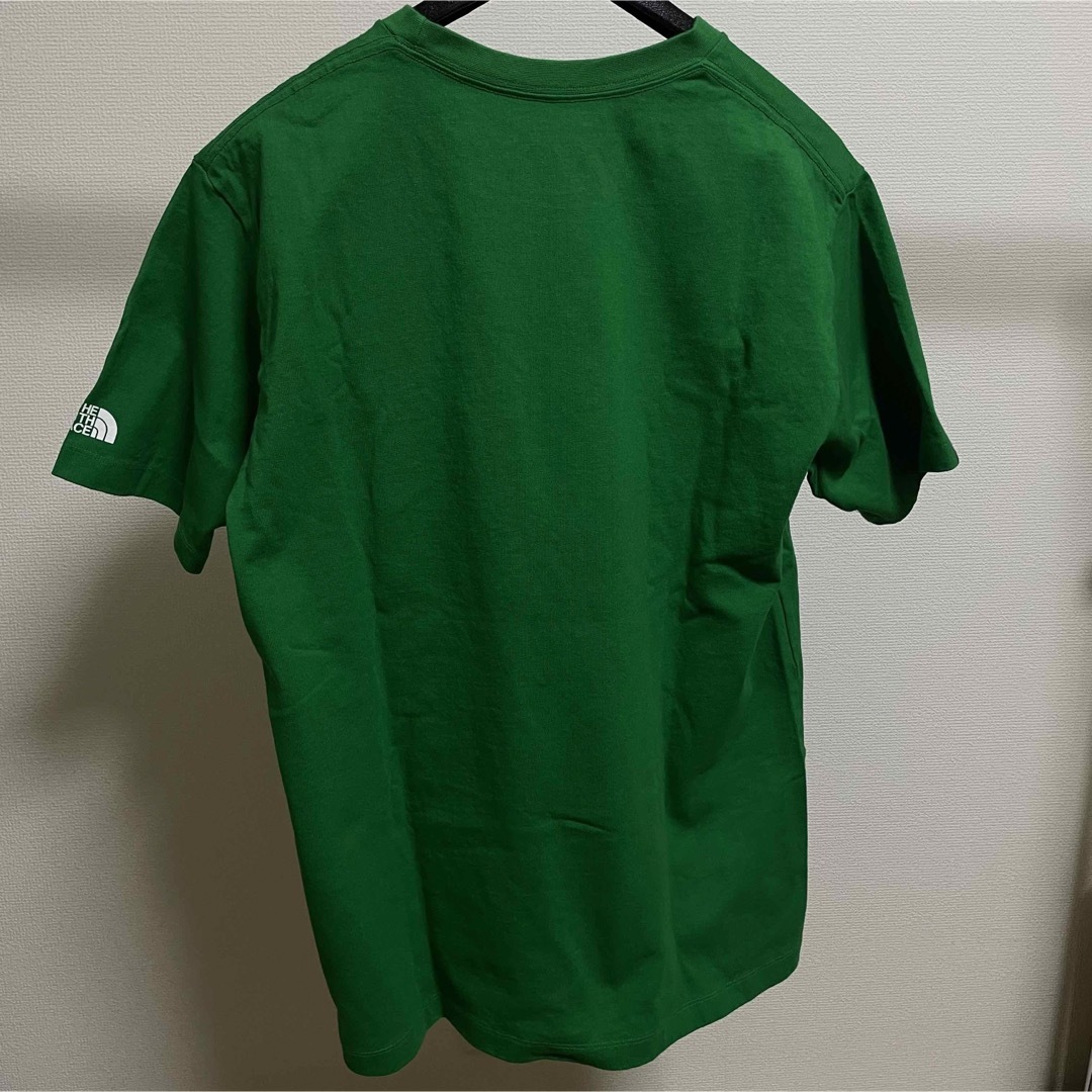 【新品】ノースフェイス 直営店限定Tシャツ【Lサイズ】ヘビーポケットクルー 緑 6