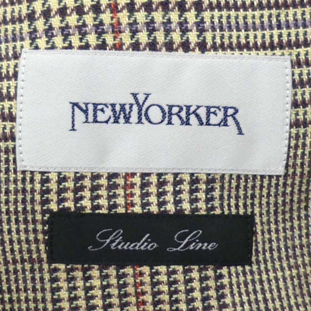 NEWYORKER(ニューヨーカー)のテーラードジャケット NEW YORKER MAGEE ベージュ TY2527 メンズのジャケット/アウター(テーラードジャケット)の商品写真