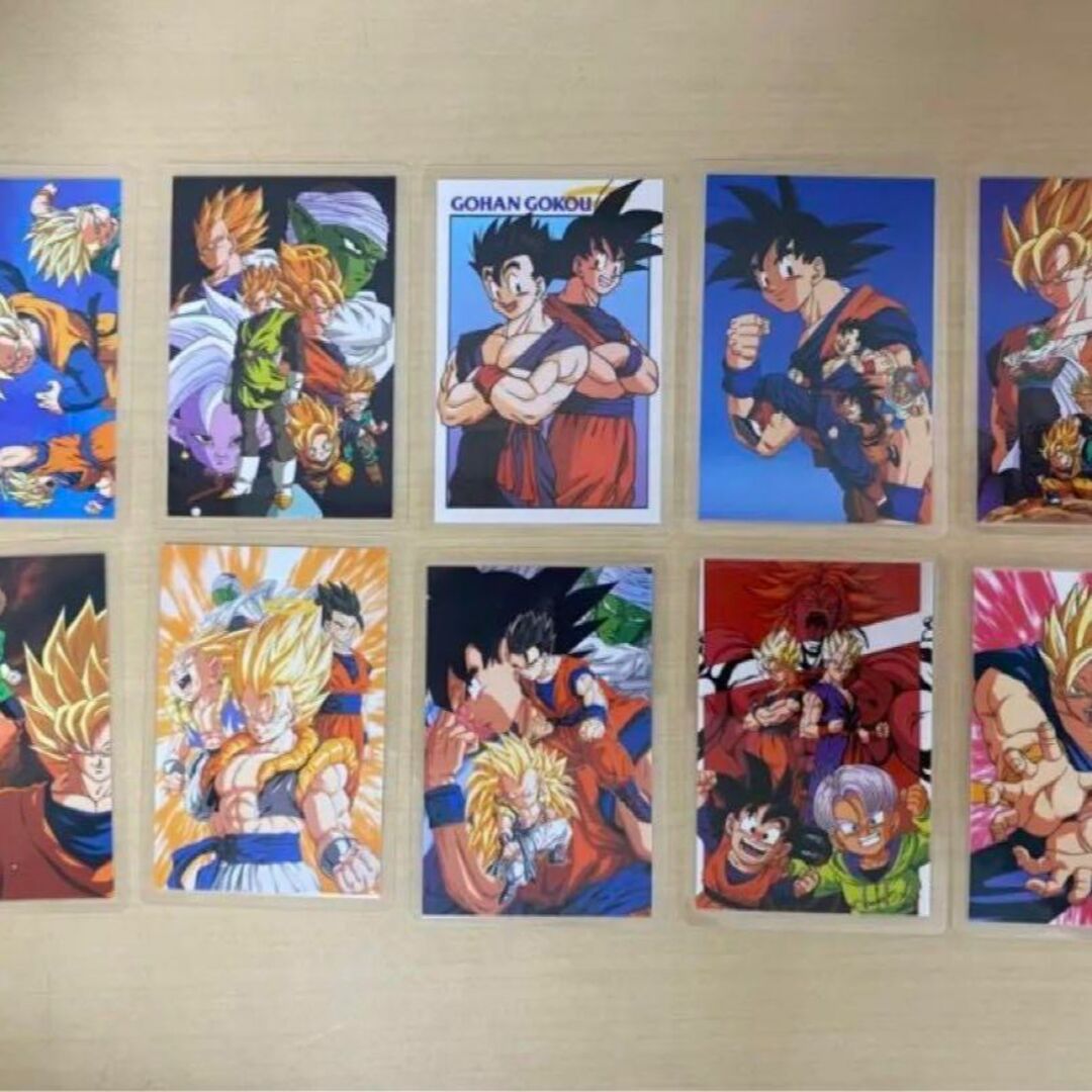 ドラゴンボールZ  ラミカード  ラミネートカード　10種　当時物