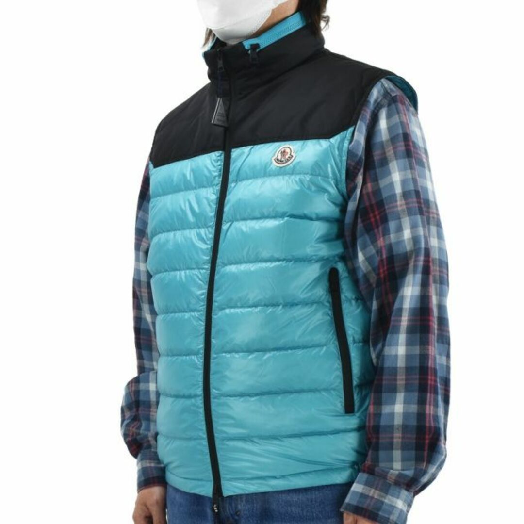 MONCLER(モンクレール)の【TURQUOISE】モンクレール MONCLER ダウンベスト メンズ ジレ ダウンジャケット ダウンジレ ナイロンジャケット ターコイズ ORTAC GILET【送料無料】 メンズのジャケット/アウター(ダウンベスト)の商品写真