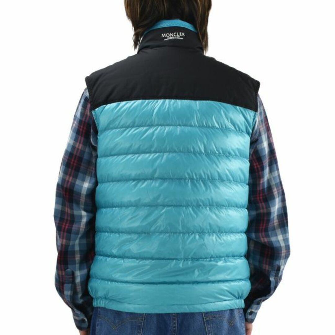 MONCLER(モンクレール)の【TURQUOISE】モンクレール MONCLER ダウンベスト メンズ ジレ ダウンジャケット ダウンジレ ナイロンジャケット ターコイズ ORTAC GILET【送料無料】 メンズのジャケット/アウター(ダウンベスト)の商品写真