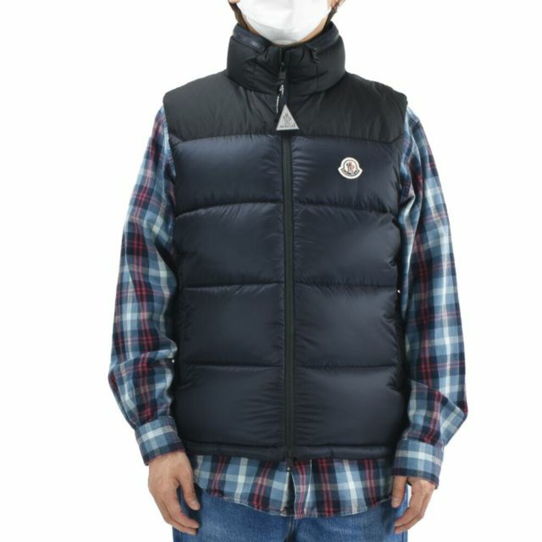 【NAVY】モンクレール MONCLER ダウンベスト メンズ ジレ ダウンジャケット ダウンジレ ナイロンジャケット ネイビー OPHRYS GILET【送料無料】