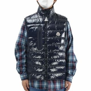 モンクレール(MONCLER)の【NAVY】モンクレール MONCLER ダウンベスト メンズ ジレ ダウンジャケット ダウンジレ ナイロンジャケット ネイビー USEDOM GILET【送料無料】(ダウンベスト)