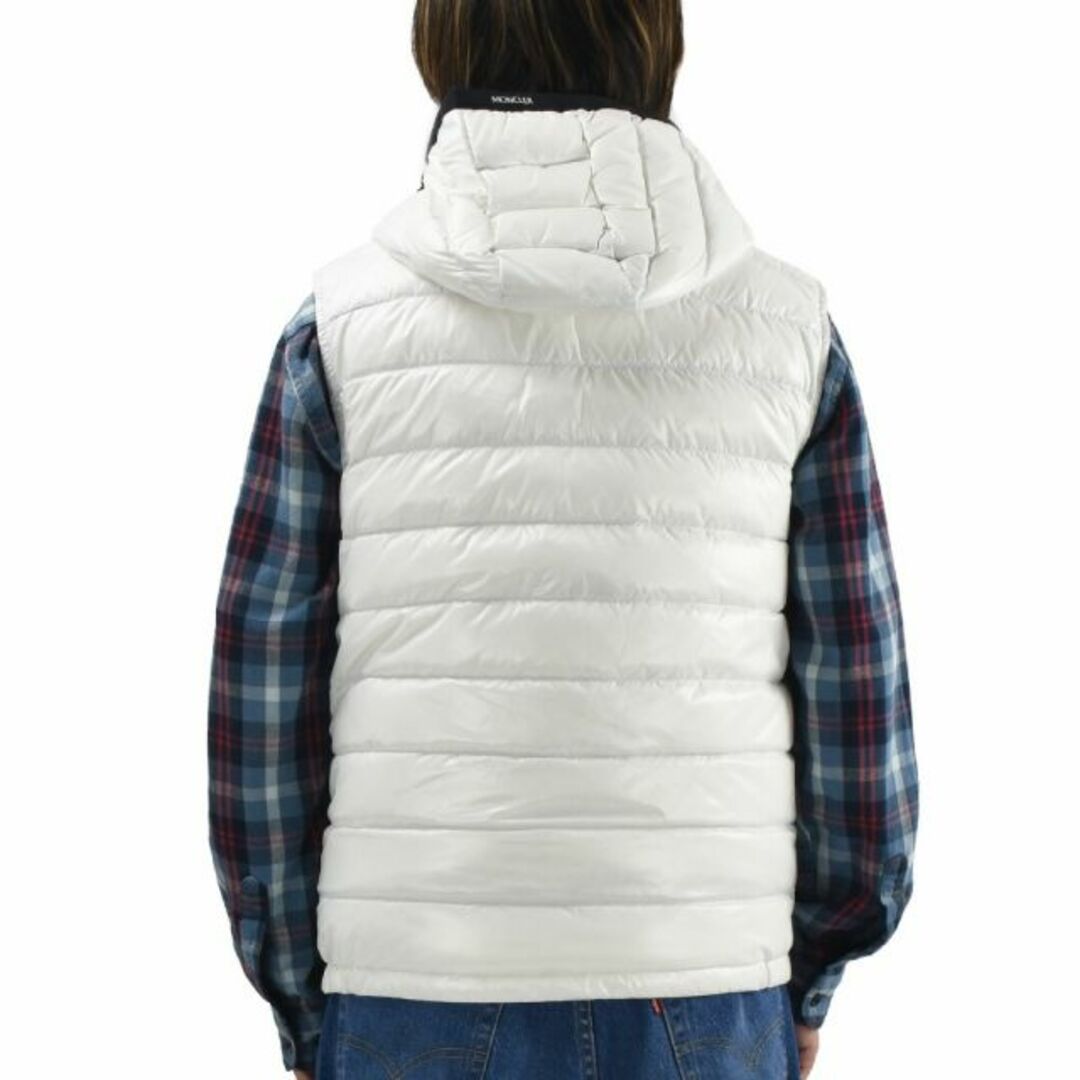MONCLER - 【WHITE】モンクレール MONCLER ダウンベスト メンズ MONCLER - 【WHITE】モンクレール MONCLER ダウンベスト メンズ