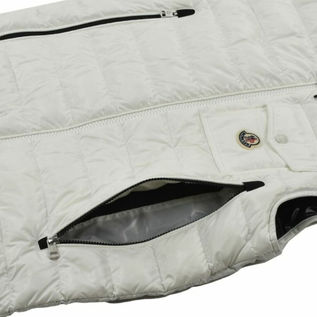 MONCLER - 【WHITE】モンクレール MONCLER ダウンベスト メンズ MONCLER - 【WHITE】モンクレール MONCLER ダウンベスト メンズ