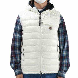 モンクレール(MONCLER)の【WHITE】モンクレール MONCLER ダウンベスト メンズ ジレ ダウンジャケット ダウンジレ ナイロンジャケット ホワイト 白 RAGOT GILET【送料無料】(ダウンベスト)