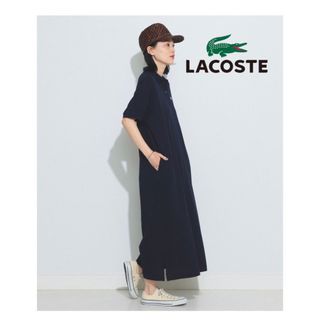 ビームスボーイ(BEAMS BOY)のLACOSTE for BEAMS BOY / 別注　ワンピース　36 ネイビー(ロングワンピース/マキシワンピース)