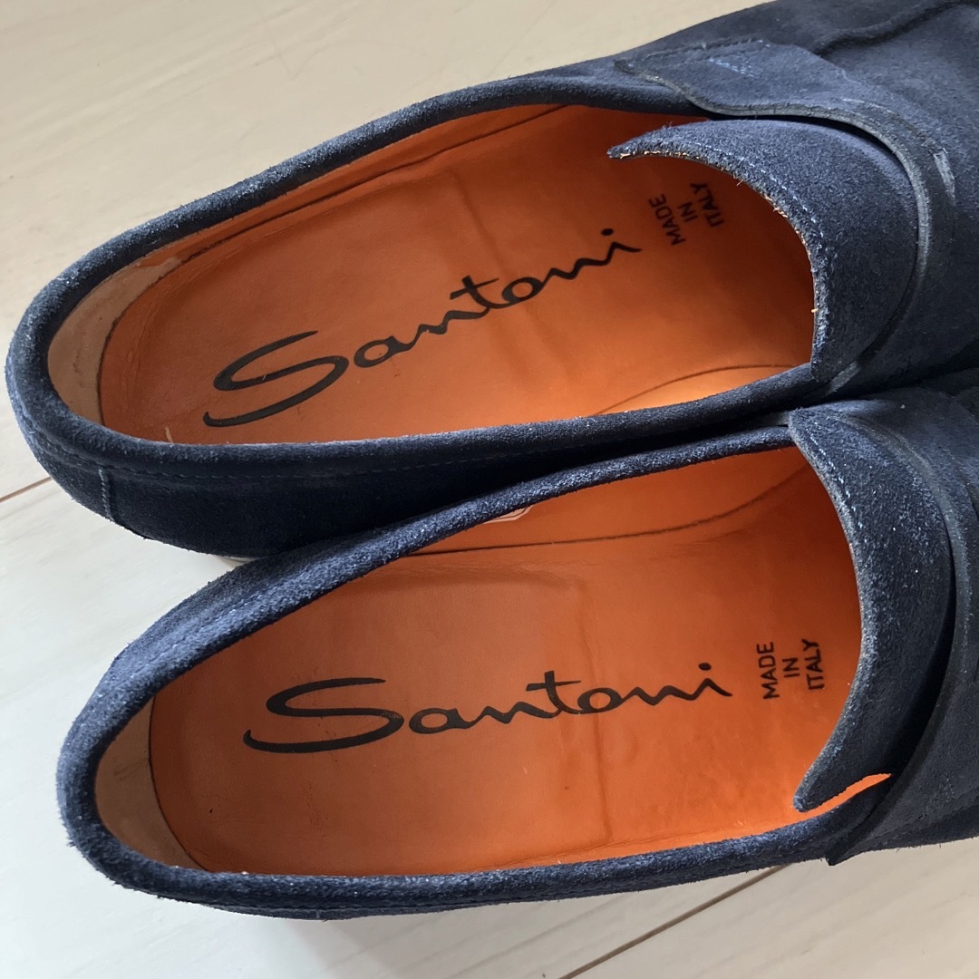 Santoni - サントーニ ローファー スエード ネイビー サイズ51/2の通販