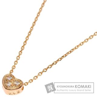 タサキ(TASAKI)のTASAKI ハート ダイヤモンド ネックレス K18PG レディース(ネックレス)