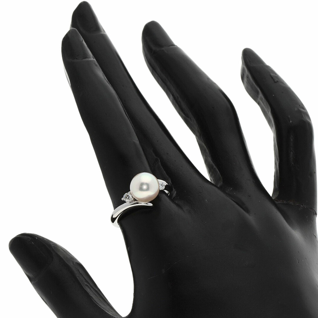 POLA(ポーラ)のPOLA アコヤパール ダイヤモンド  リング・指輪 PT900 レディース レディースのアクセサリー(リング(指輪))の商品写真