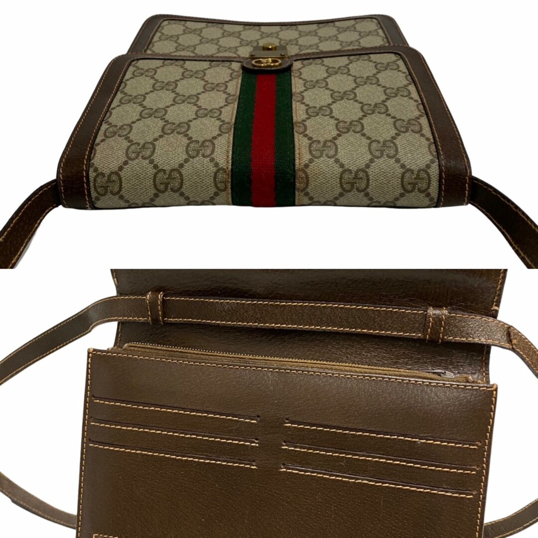 Gucci - 美品 希少品 GUCCI グッチ オールドグッチ シェリーライン GG