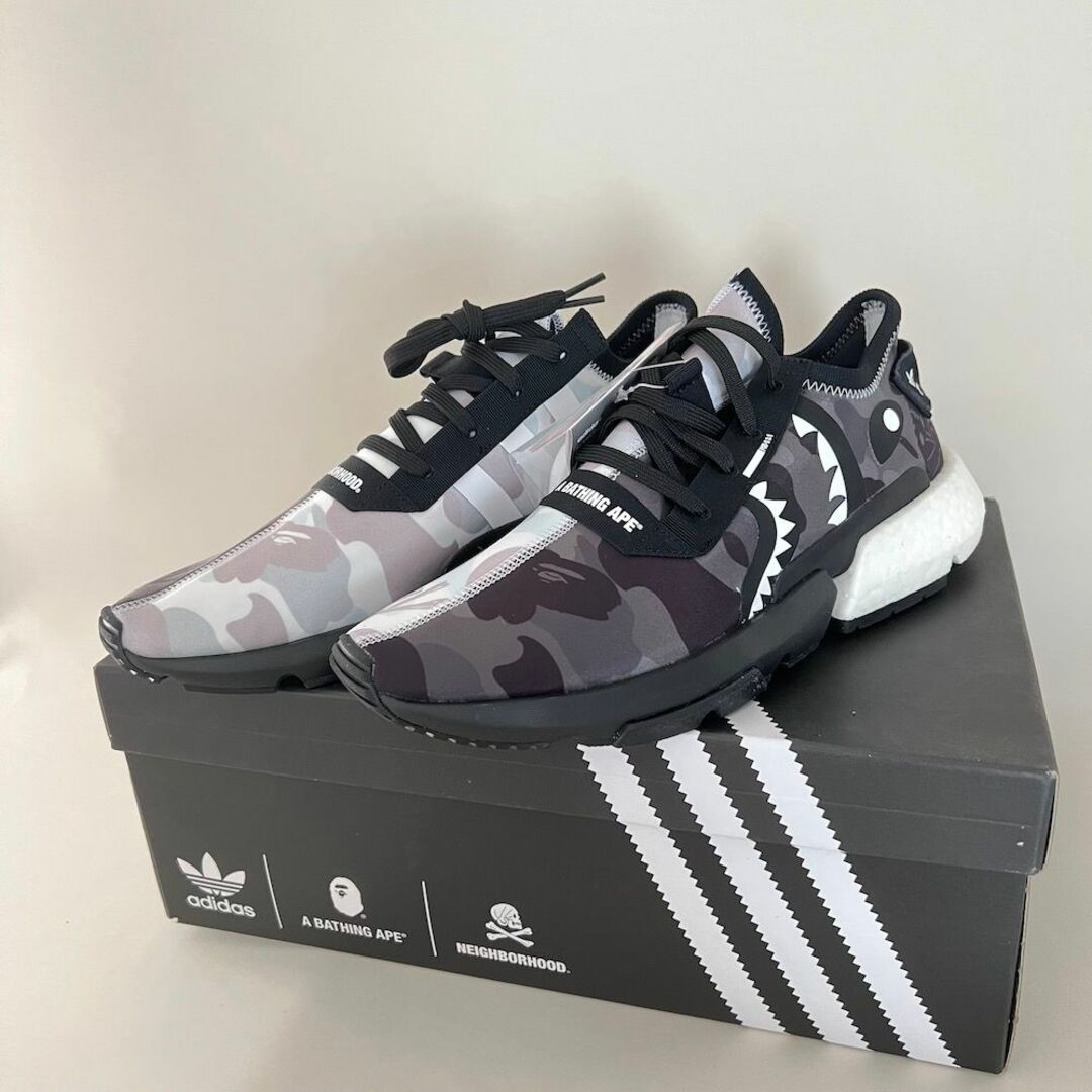 ADIDAS BAPE NBHD POD 3.1 迷彩 シャーク スニーカー | www.yokecomms.com