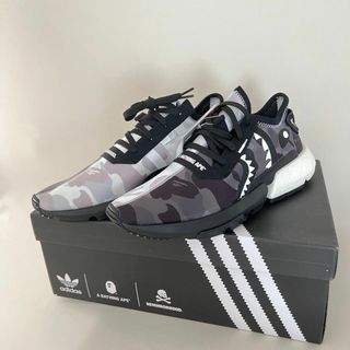 アベイシングエイプ(A BATHING APE)のADIDAS BAPE NBHD POD 3.1 迷彩 シャーク スニーカー(スニーカー)