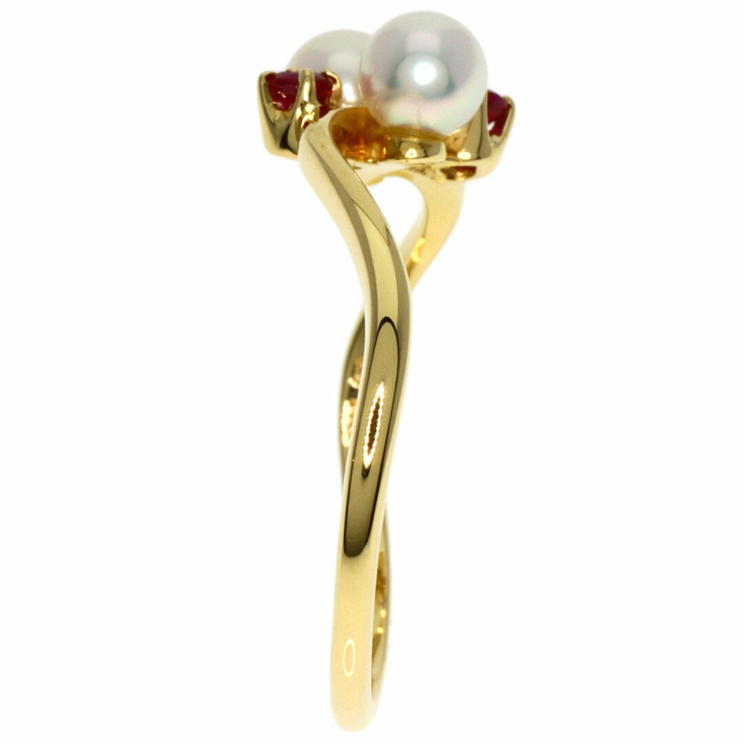 MIKIMOTO ベビーパール 真珠 ルビー リング・指輪 K18YG レディース MIKIMOTO ベビーパール 真珠 ルビー リング・指輪 K18YG レディース