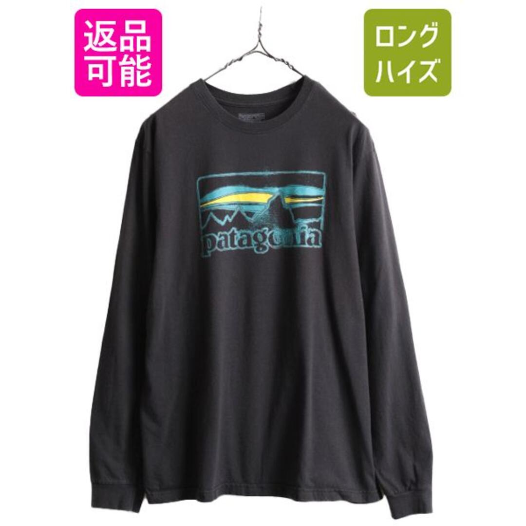 patagonia - パタゴニア プリント 長袖Tシャツ M ロンT フィッツロイ
