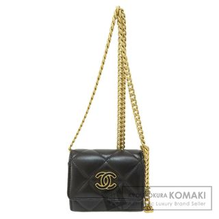 シャネル(CHANEL)のCHANEL マトラッセ ココマーク ゴールド金具 二つ折り財布（小銭入れなし） ラムスキン レディース(財布)