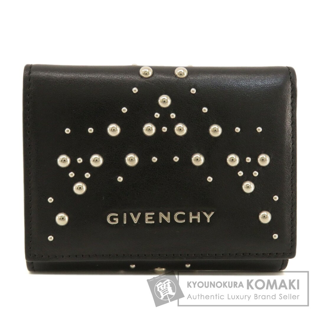 GIVENCHY スタッズ 二つ折り財布（小銭入れあり） レザー レディース