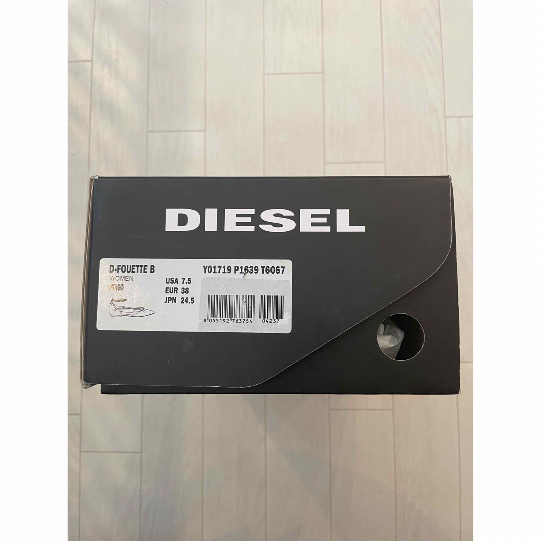 『DIESEL』 ロゴ入り紐のカバー付き★ DIESEL パンプス