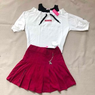 ピンクラテ(PINK-latte)の160cm ピンクラテ　女の子上下セット　新品(その他)