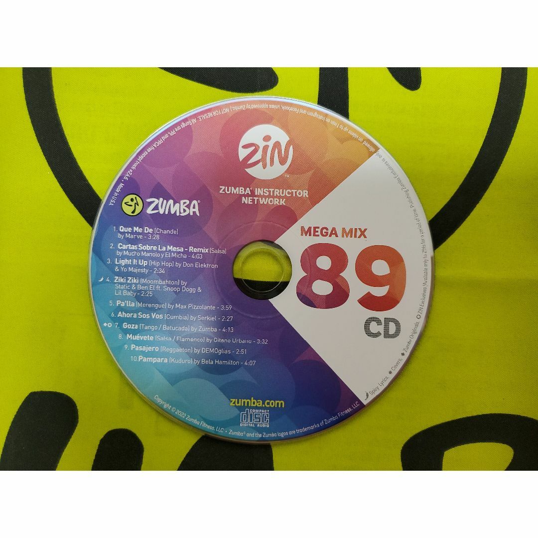 ズンバ ZUMBA CD ZiN MEGA MIX 89 - ダンス