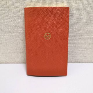 【新品・完売色】Smythson マラ 長財布 パパイヤ オレンジ クロコ調