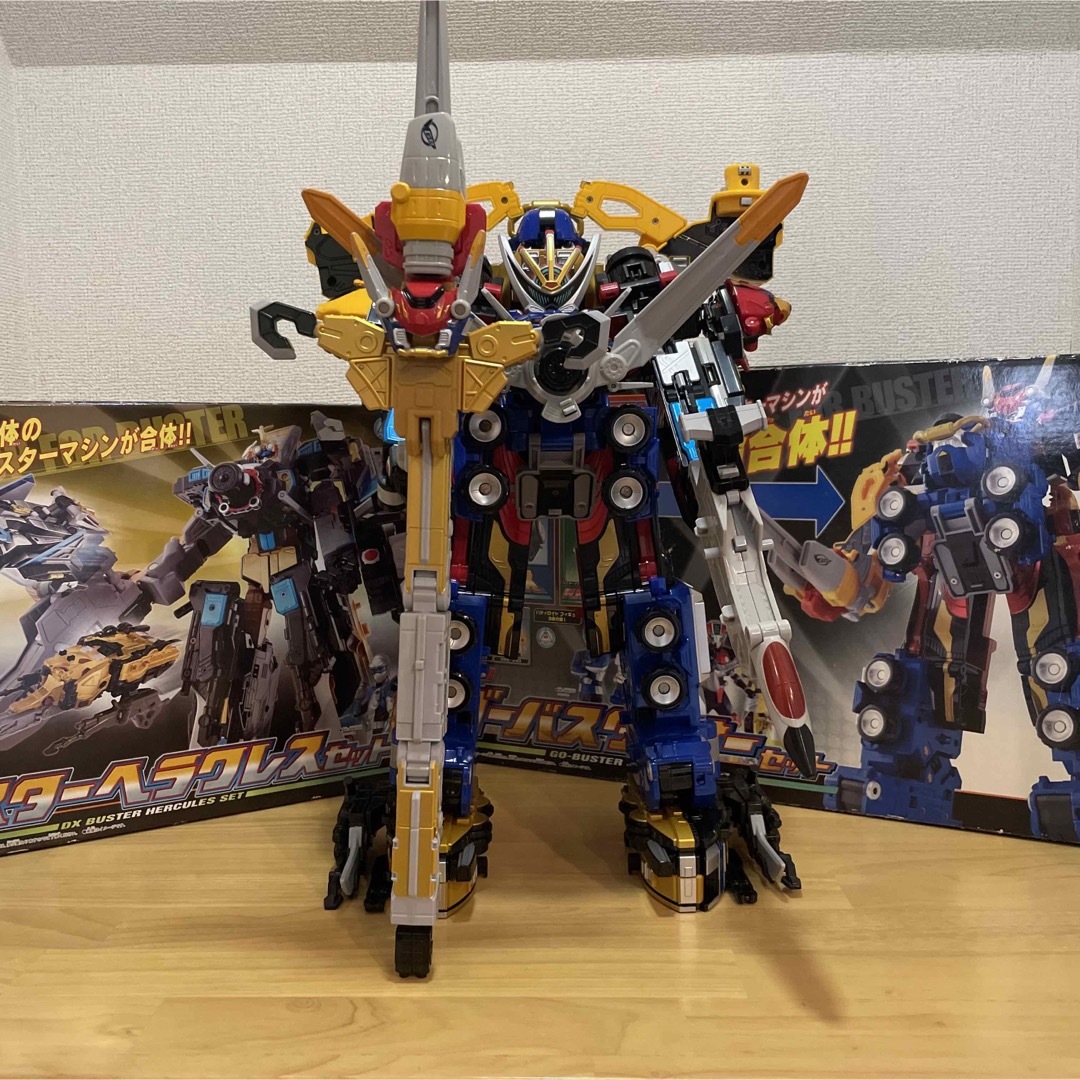 BANDAI - 特命戦隊ゴーバスターズ ロボセット DXゴーバスターエース他