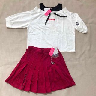 ピンクラテ(PINK-latte)の165cm ピンクラテ　女の子上下セット　新品(その他)