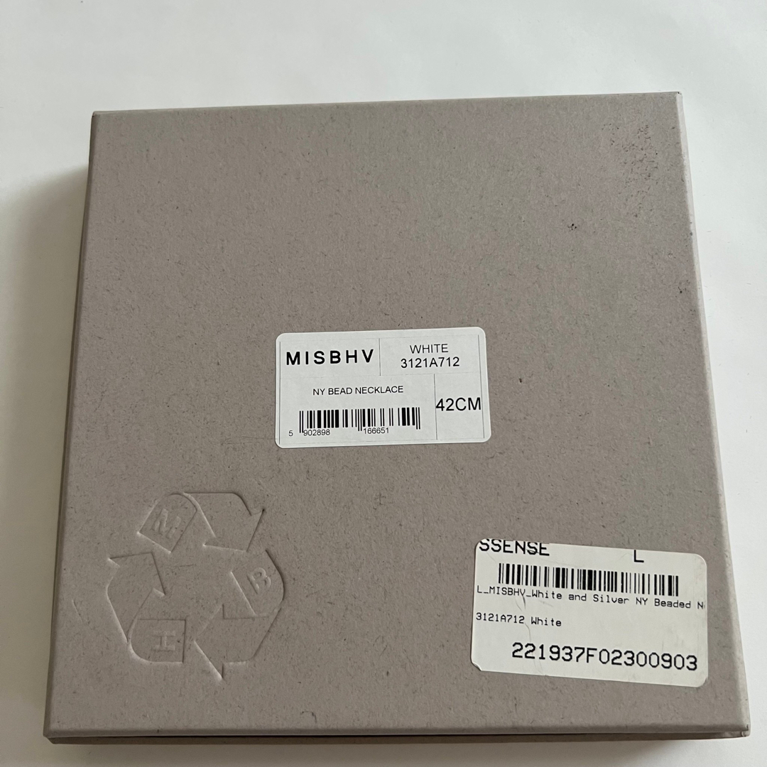 MISBHV - 【新品未使用】misbhv ミスビヘイブ ネックレス 箱あり MISBHV - 【新品未使用】misbhv ミスビヘイブ ネックレス 箱あり